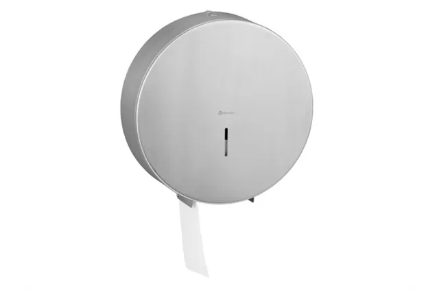 Pojemnik na papier toaletowy MERIDA STELLA MEGA, średnica papieru do 28 cm, stal matowa Merida BSM004