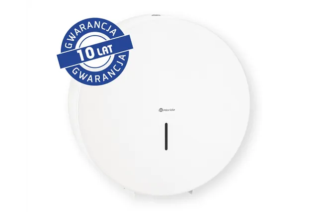 Pojemnik na papier toaletowy MERIDA STELLA WHITE LINE MEGA, średnica papieru do 28 cm, biały
 Merida BSB004