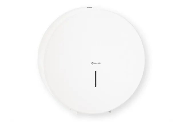 Pojemnik na papier toaletowy MERIDA STELLA WHITE LINE MEGA, średnica papieru do 28 cm, biały
 Merida BSB004