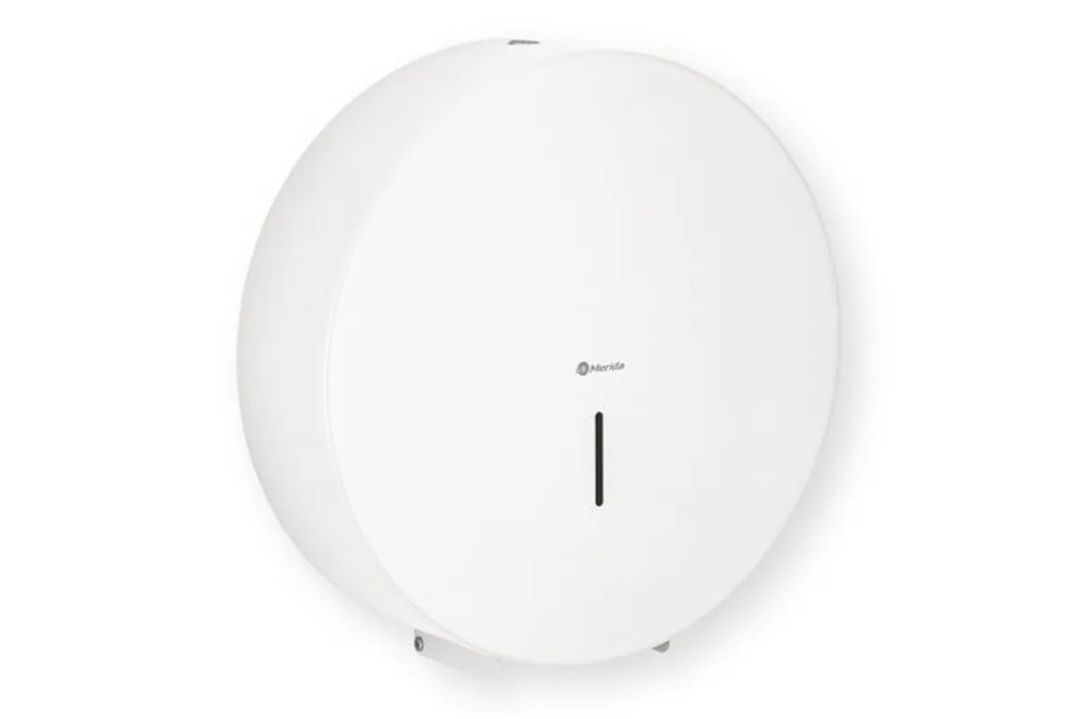 Pojemnik na papier toaletowy MERIDA STELLA WHITE LINE MEGA, średnica papieru do 28 cm, biały
 Merida BSB004