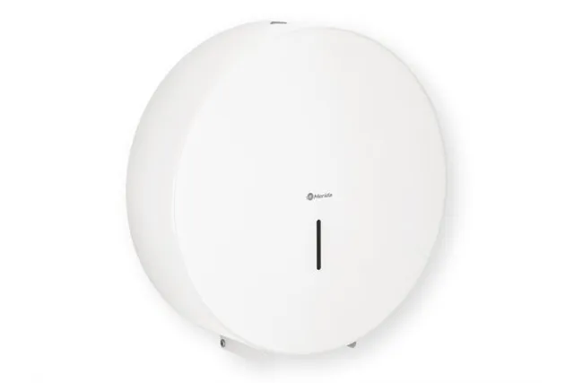 Pojemnik na papier toaletowy MERIDA STELLA WHITE LINE MEGA, średnica papieru do 28 cm, biały
 Merida BSB004