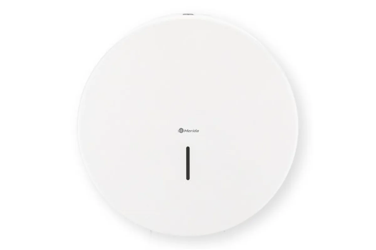 Pojemnik na papier toaletowy MERIDA STELLA WHITE LINE MEGA, średnica papieru do 28 cm, biały
 Merida BSB004