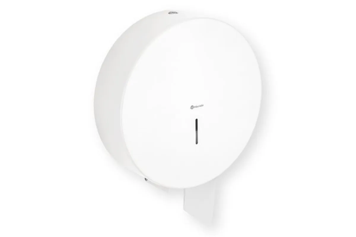 Pojemnik na papier toaletowy MERIDA STELLA WHITE LINE MEGA, średnica papieru do 28 cm, biały
 Merida BSB004