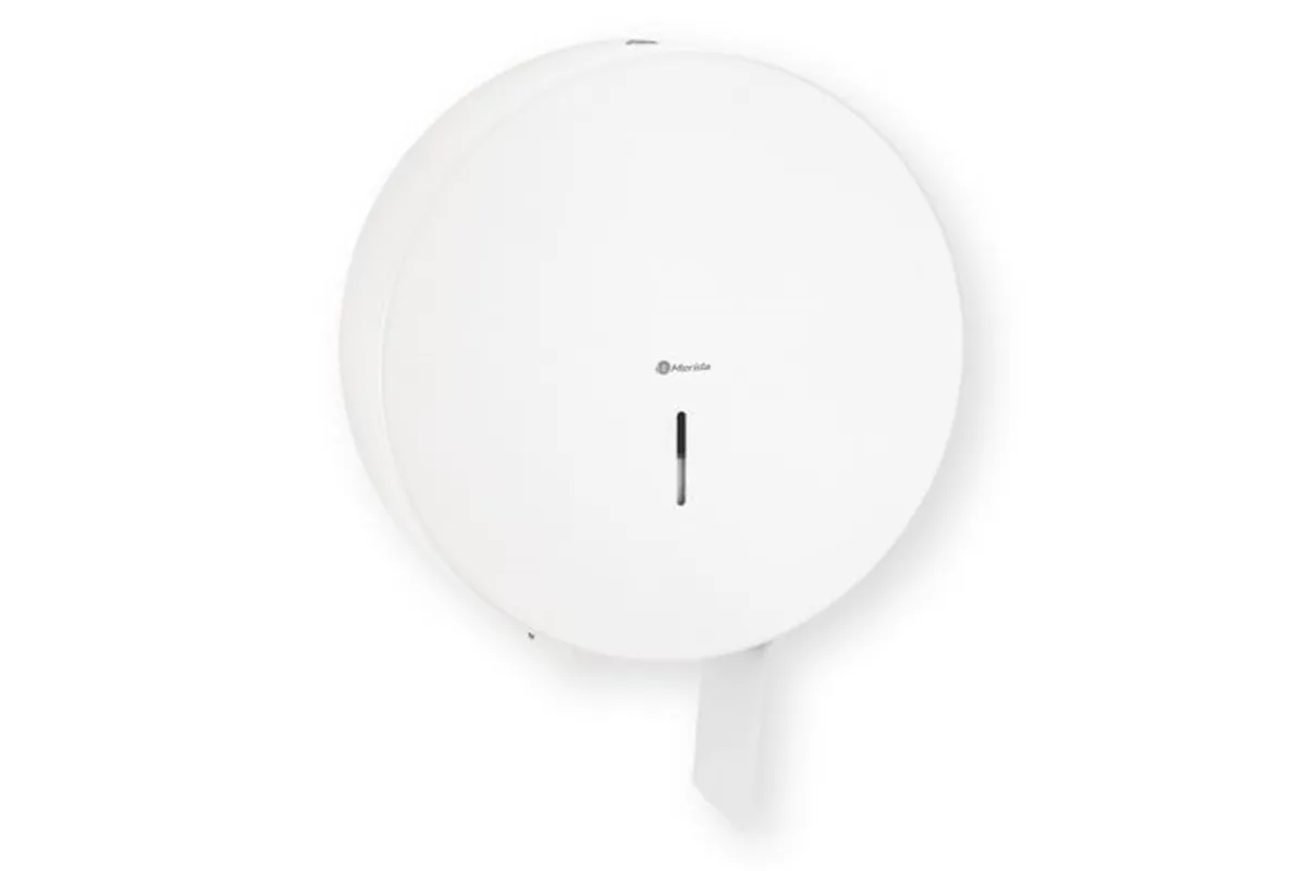 Pojemnik na papier toaletowy MERIDA STELLA WHITE LINE MEGA, średnica papieru do 28 cm, biały
 Merida BSB004