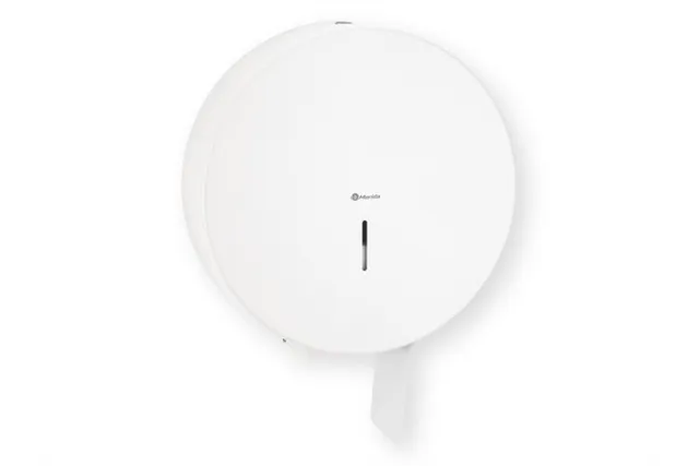 Pojemnik na papier toaletowy MERIDA STELLA WHITE LINE MEGA, średnica papieru do 28 cm, biały
 Merida BSB004