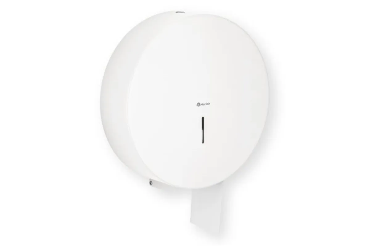 Pojemnik na papier toaletowy MERIDA STELLA WHITE LINE MEGA, średnica papieru do 28 cm, biały
 Merida BSB004