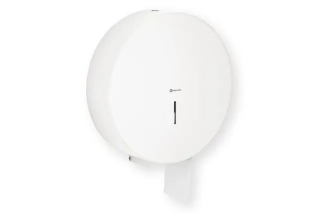 Pojemnik na papier toaletowy MERIDA STELLA WHITE LINE MEGA, średnica papieru do 28 cm, biały
 Merida BSB004