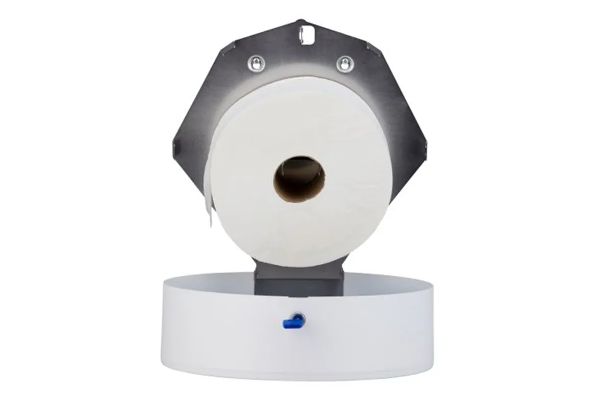 Pojemnik na papier toaletowy MERIDA STELLA WHITE LINE MEGA, średnica papieru do 28 cm, biały
 Merida BSB004