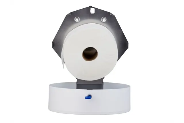 Pojemnik na papier toaletowy MERIDA STELLA WHITE LINE MEGA, średnica papieru do 28 cm, biały
 Merida BSB004