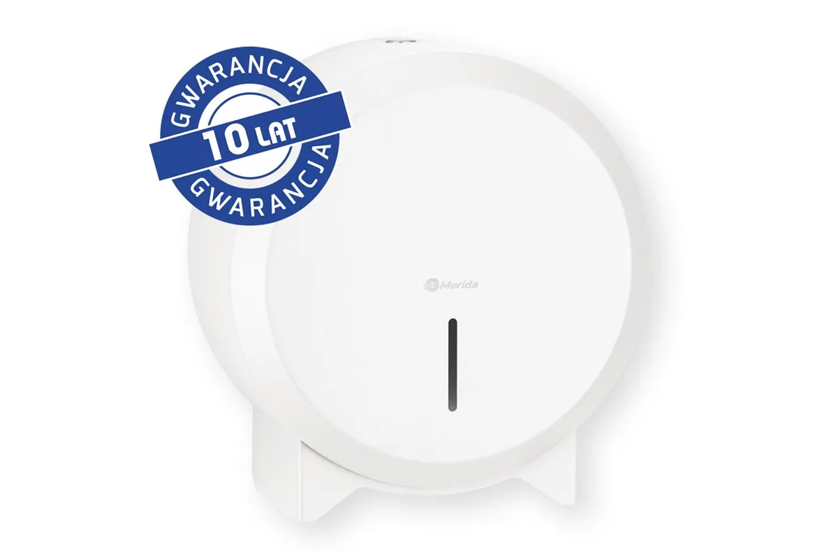 Pojemnik na papier toaletowy MERIDA STELLA WHITE LINE MINI, średnica papieru do 19 cm, biały
 Merida BSB203