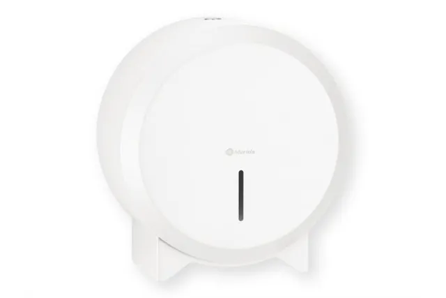 Pojemnik na papier toaletowy MERIDA STELLA WHITE LINE MINI, średnica papieru do 19 cm, biały
 Merida BSB203