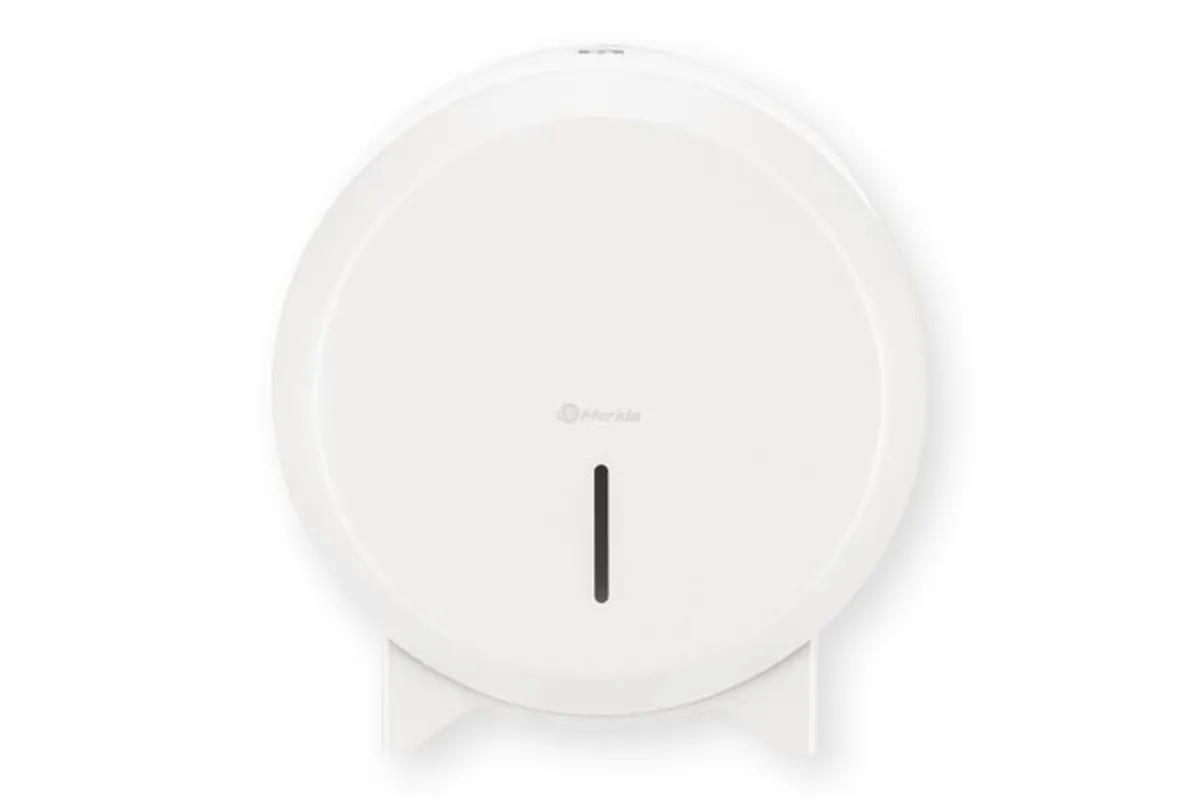 Pojemnik na papier toaletowy MERIDA STELLA WHITE LINE MINI, średnica papieru do 19 cm, biały
 Merida BSB203