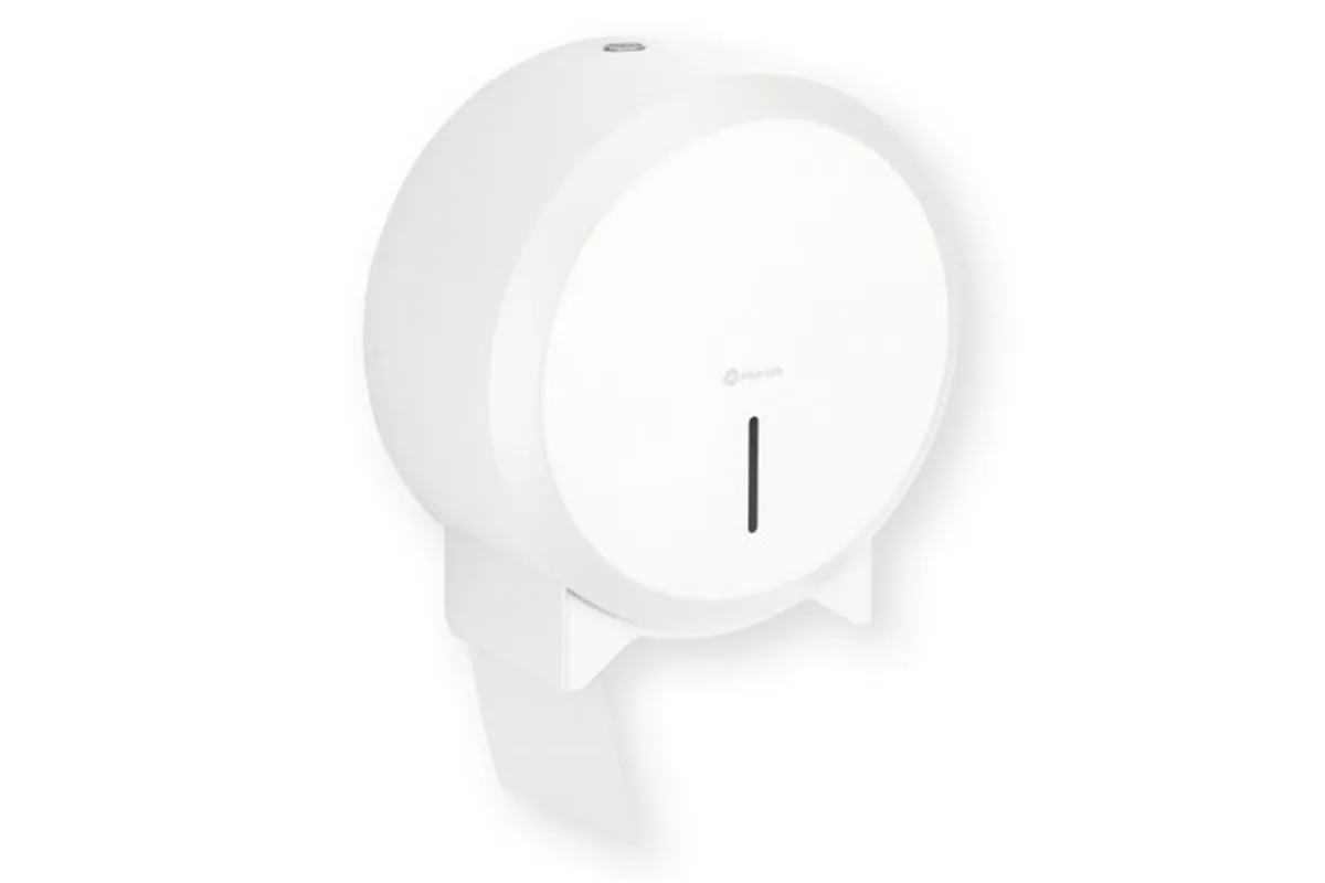 Pojemnik na papier toaletowy MERIDA STELLA WHITE LINE MINI, średnica papieru do 19 cm, biały
 Merida BSB203