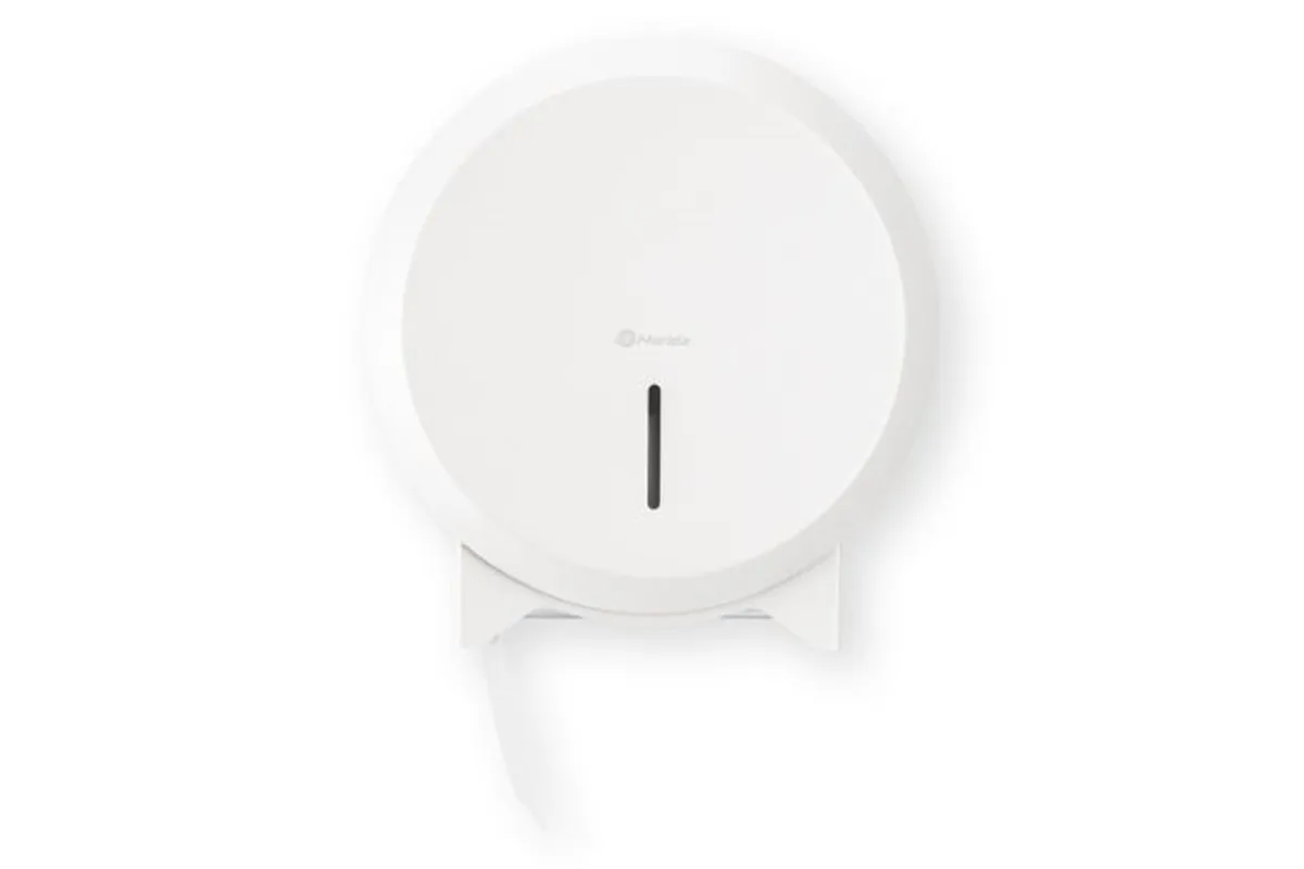 Pojemnik na papier toaletowy MERIDA STELLA WHITE LINE MINI, średnica papieru do 19 cm, biały
 Merida BSB203