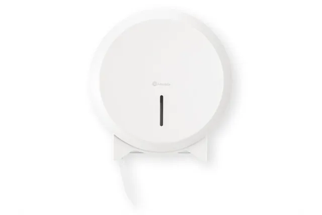 Pojemnik na papier toaletowy MERIDA STELLA WHITE LINE MINI, średnica papieru do 19 cm, biały
 Merida BSB203