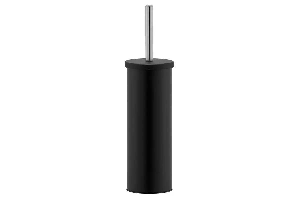 Szczotka WC tuba stojąca z przykrywką, metalowa, czarna (matowa)
 Merida GIC302