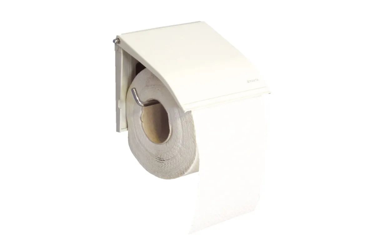 Uchwyt do papieru toaletowego metalowy, kolor BIAŁY Merida U1B