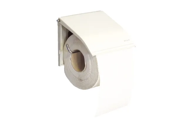 Uchwyt do papieru toaletowego metalowy, kolor BIAŁY Merida U1B