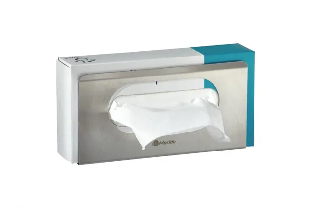 Uchwyt na kartonik z rękawiczkami lub chusteczkami MERIDA STELLA, stal matowa Merida GSM020