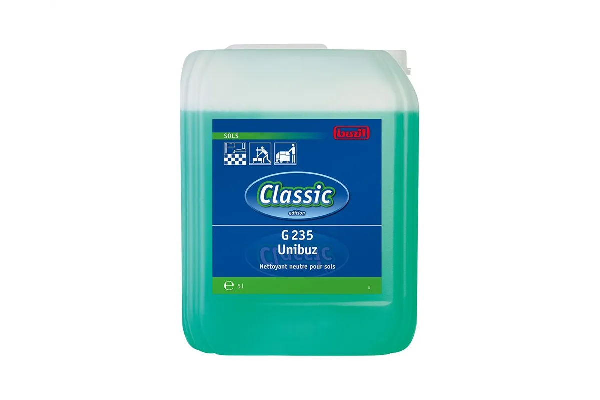 Unibuz - uniwersalny środek myjąco-pielęgnujący do posadzek wodoodpornych, kanister 10 l Merida NBP617