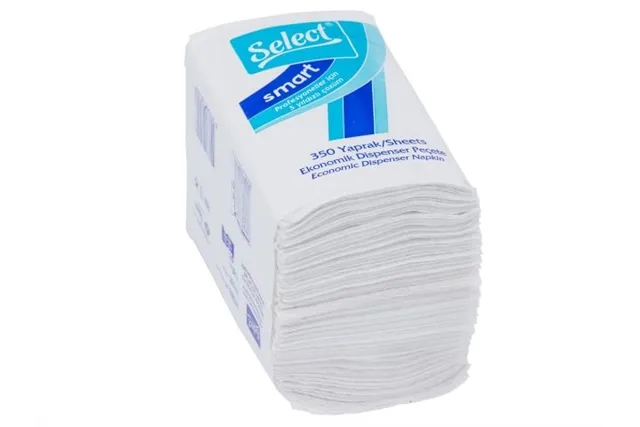 Serwetki gastronomiczne karton 4200 szt., wymiar serwetki 18 x 24 cm, 12 paczek po 350 szt.
 Merida TAB413