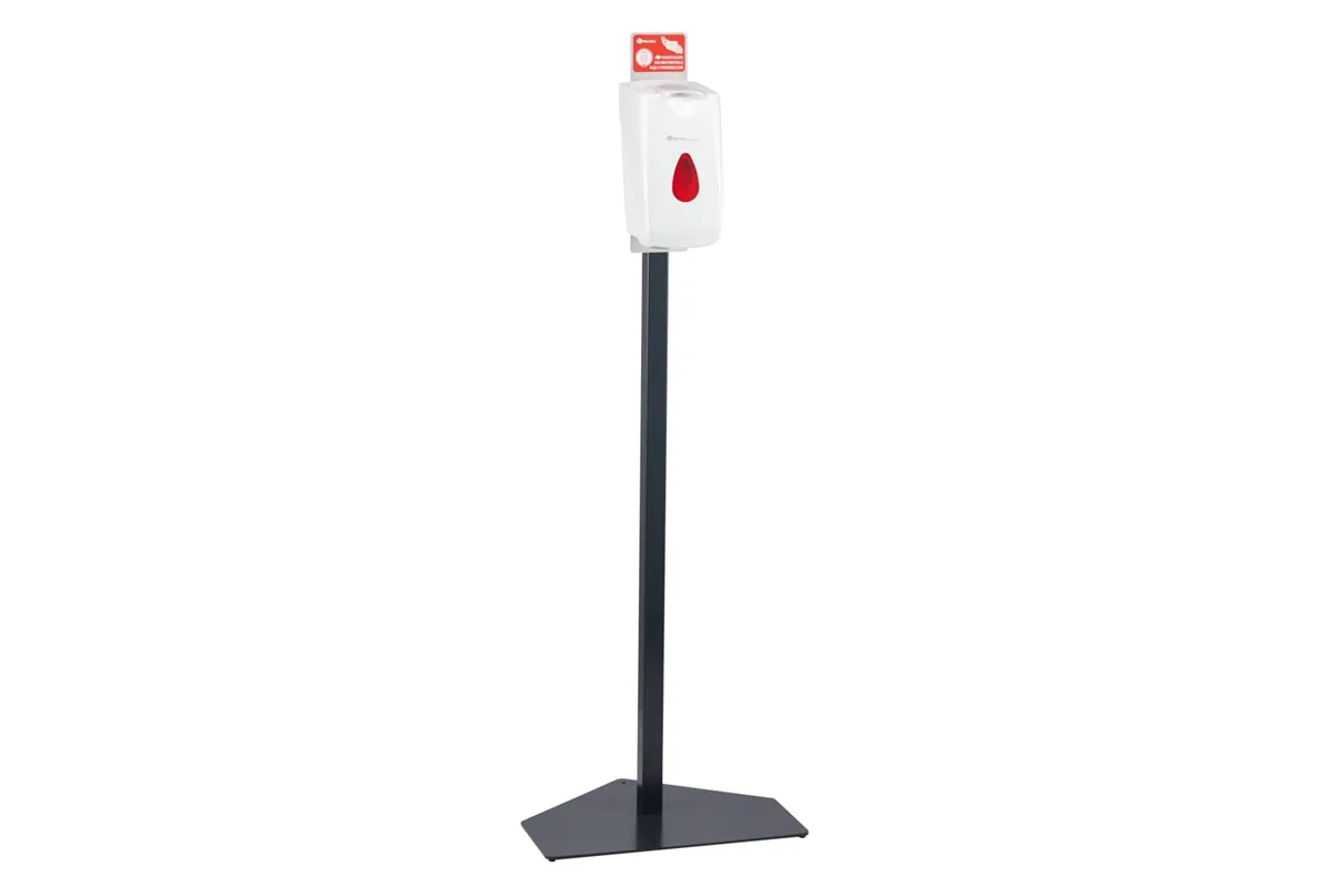 Stojak do dezynfekcji rąk i powierzchni z dozownikiem nasączonych chusteczek MERIDA TOP
 Merida ZEST002