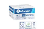 Ręczniki papierowe MERIDA TOP SLIM, białe, jednowarstwowe, 3000 szt., ECOLABEL
 Merida VTB210