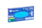 Rękawice elastomerowe TPE, niebieskie, rozmiar S, opakowanie 100 szt.
 Merida TRN506