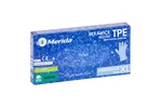 Rękawice elastomerowe TPE, niebieskie, rozmiar XL, opakowanie 100 szt.
 Merida TRN509