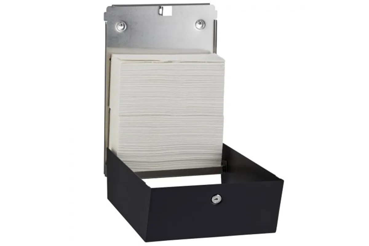 Pojemnik na ręczniki składane MERIDA STELLA SLIM BLACK LINE MAXI, czarny
 Merida ASC109