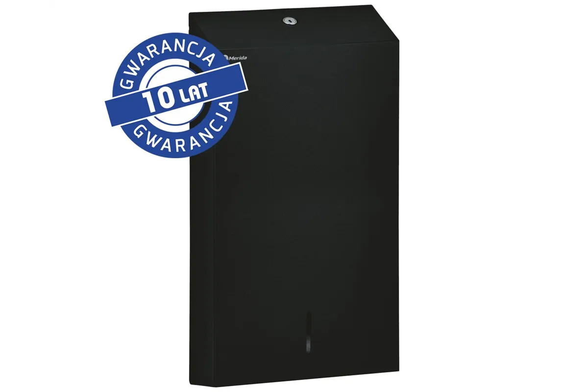 Pojemnik na ręczniki składane MERIDA STELLA SLIM BLACK LINE MEGA, czarny
 Merida ASC001