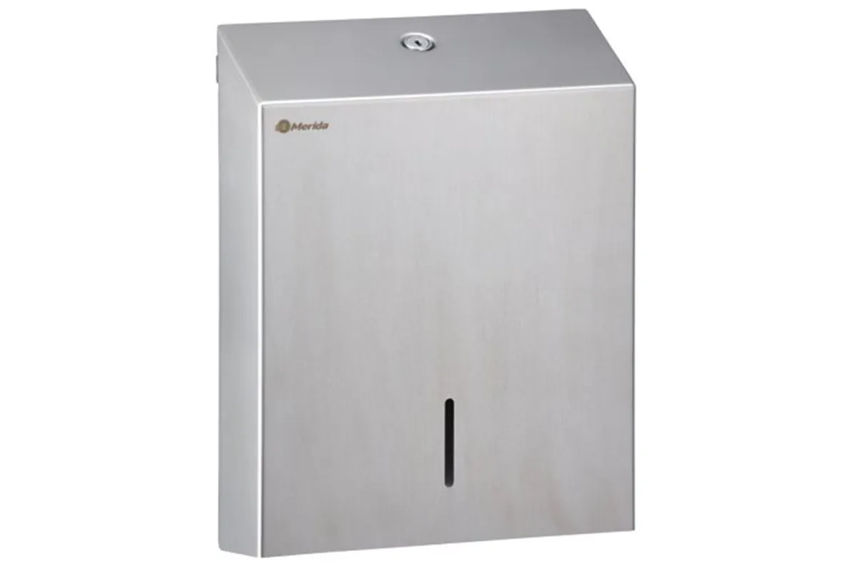 Pojemnik na ręczniki składane MERIDA STELLA SLIM MAXI, stal matowa
 Merida ASM109