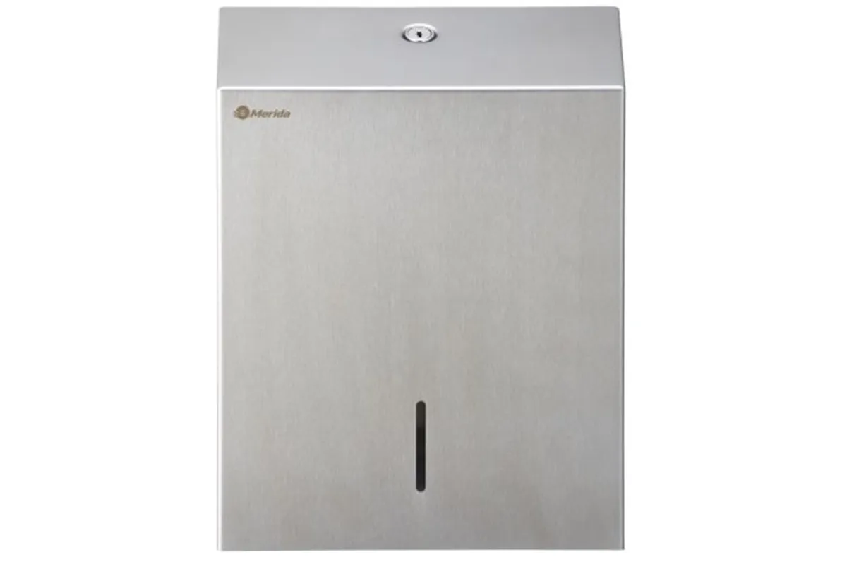 Pojemnik na ręczniki składane MERIDA STELLA SLIM MAXI, stal matowa
 Merida ASM109