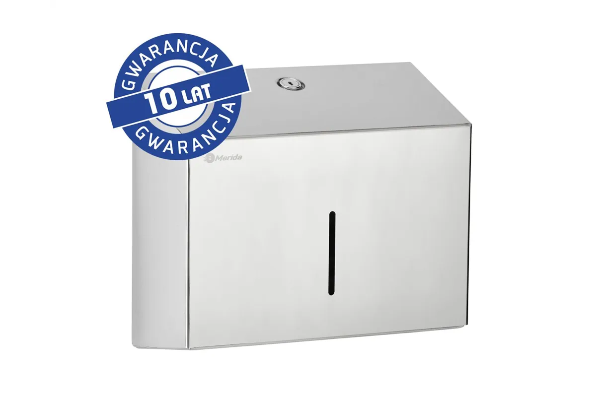 Pojemnik na ręczniki składane MERIDA STELLA SLIM MINI, stal polerowana
 Merida ASP209