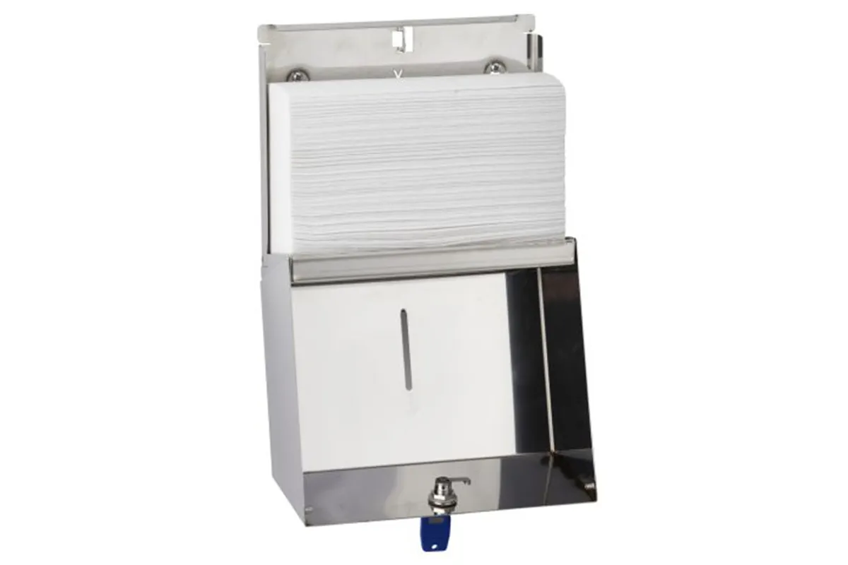 Pojemnik na ręczniki składane MERIDA STELLA SLIM MINI, stal polerowana
 Merida ASP209