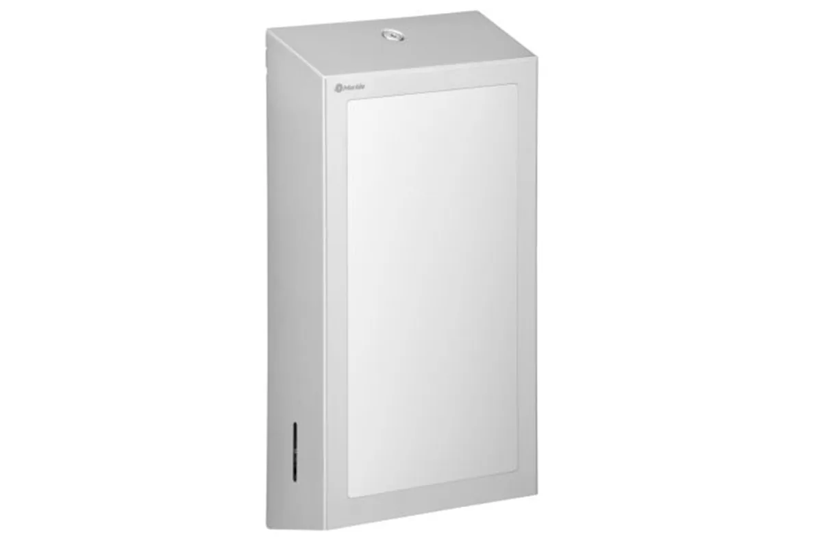 Pojemnik na ręczniki składane z lustrem ze stali SuperMirror „2w1" MERIDA STELLA SLIM MEGA COMBO, stal matowa
 Merida ASM755