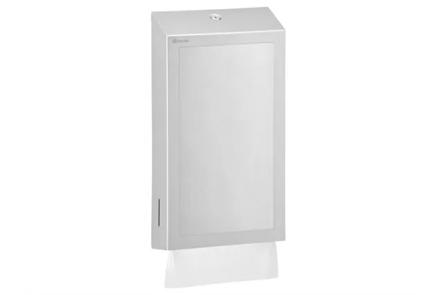 Pojemnik na ręczniki składane z lustrem ze stali SuperMirror „2w1" MERIDA STELLA SLIM MEGA COMBO, stal matowa
 Merida ASM755