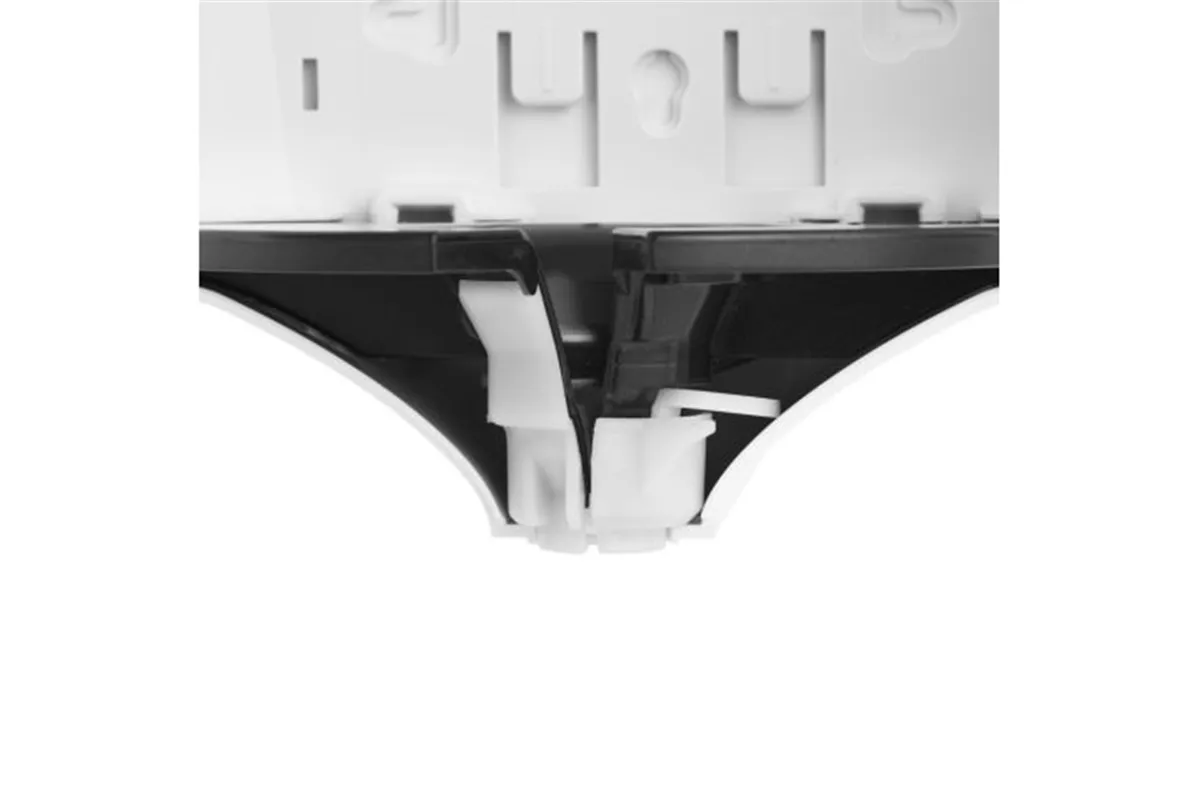 Pojemnik na ręczniki w rolach w systemie listkowym MERIDA ONE CENTER PULL, tworzywo ABS, biały
 Merida CEB701