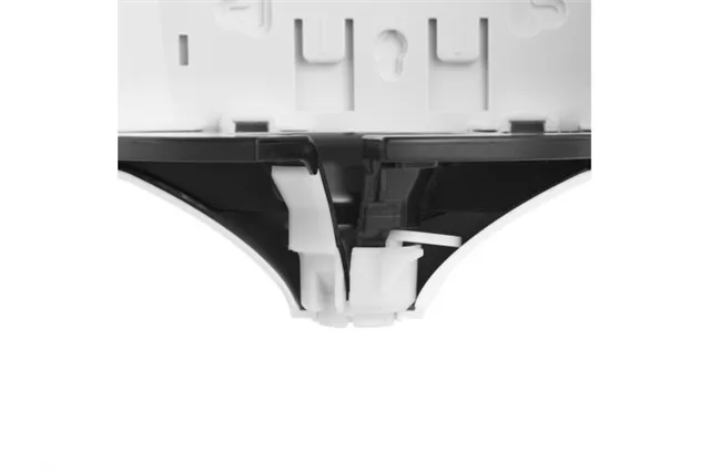 Pojemnik na ręczniki w rolach w systemie listkowym MERIDA ONE CENTER PULL, tworzywo ABS, biały
 Merida CEB701