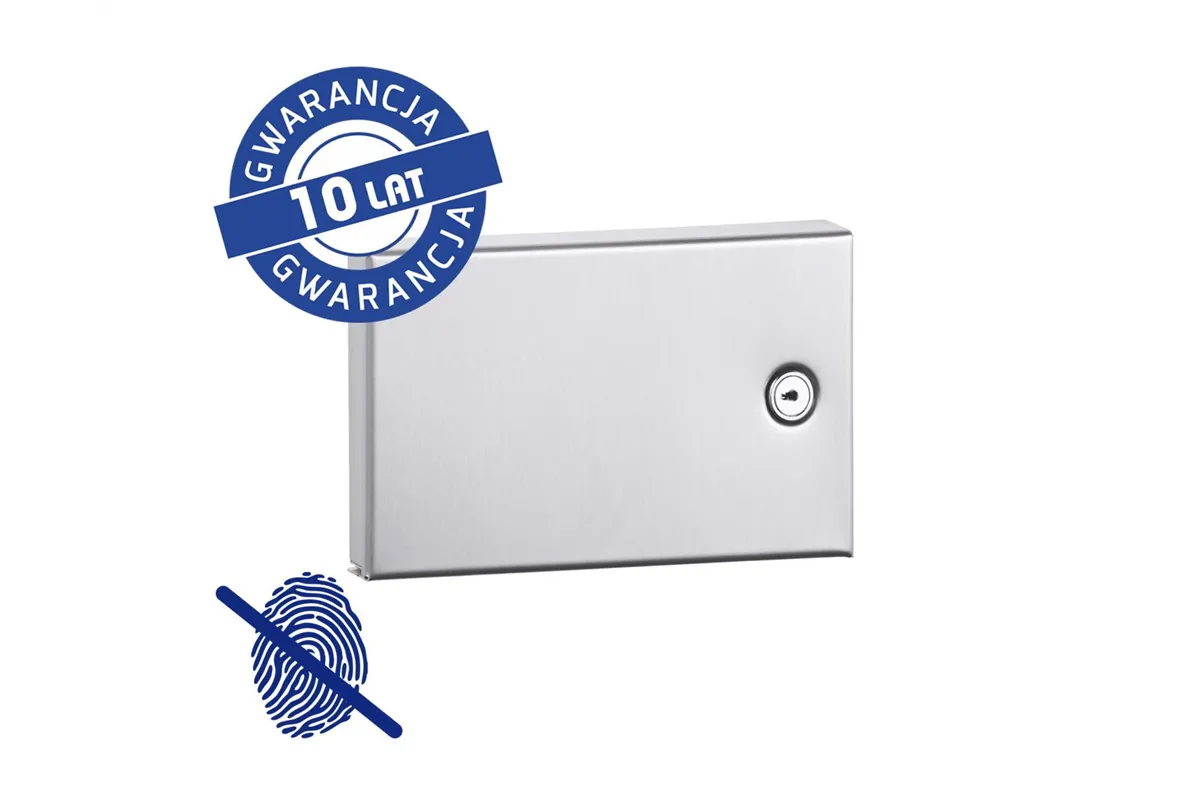 Pojemnik na rękawice foliowe MERIDA STELLA Anti-FingerPrint stal matowa z powłoką AFP
 Merida GSM074