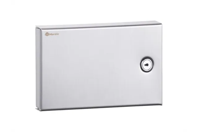 Pojemnik na rękawice foliowe MERIDA STELLA Anti-FingerPrint stal matowa z powłoką AFP
 Merida GSM074