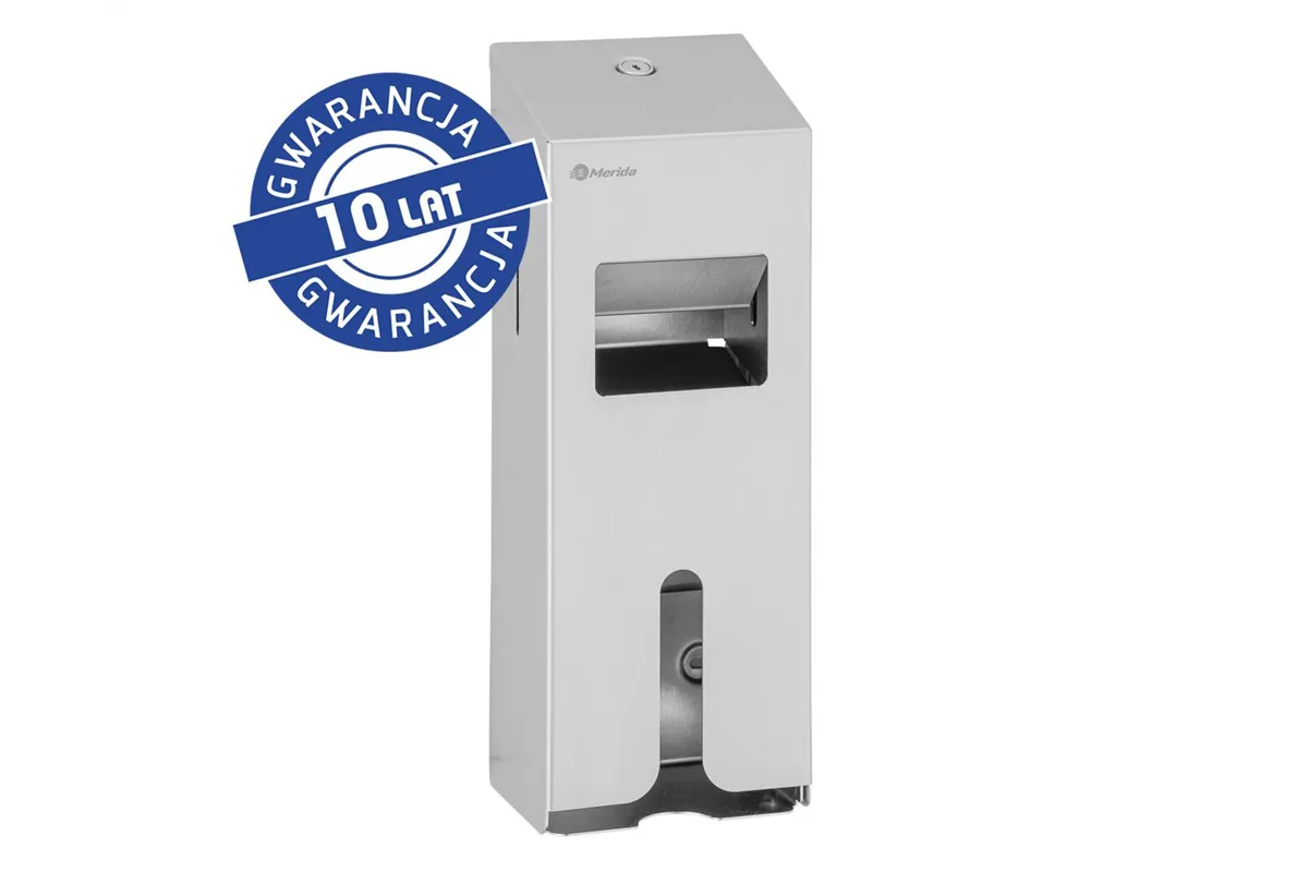 Pojemnik na tampony i podpaski MERIDA STELLA, stal matowa
 Merida GSM024