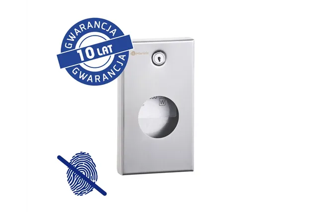 Pojemnik na torebki higieniczne MERIDA STELLA Anti-FingerPrint stal matowa z powłoką AFP
 Merida GSM072