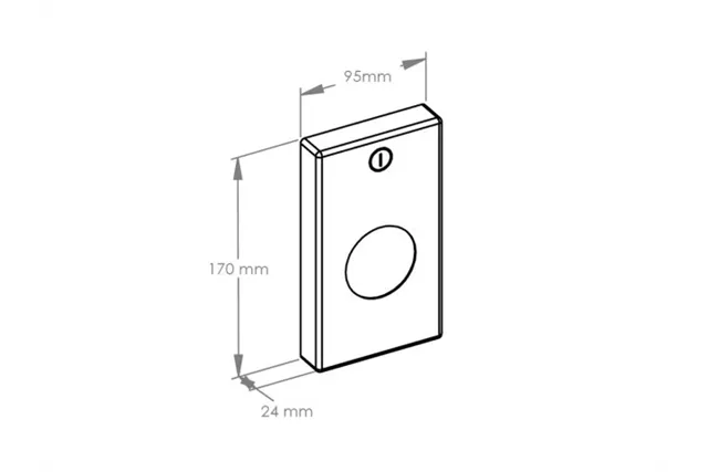 Pojemnik na torebki higieniczne MERIDA STELLA Anti-FingerPrint stal matowa z powłoką AFP
 Merida GSM072