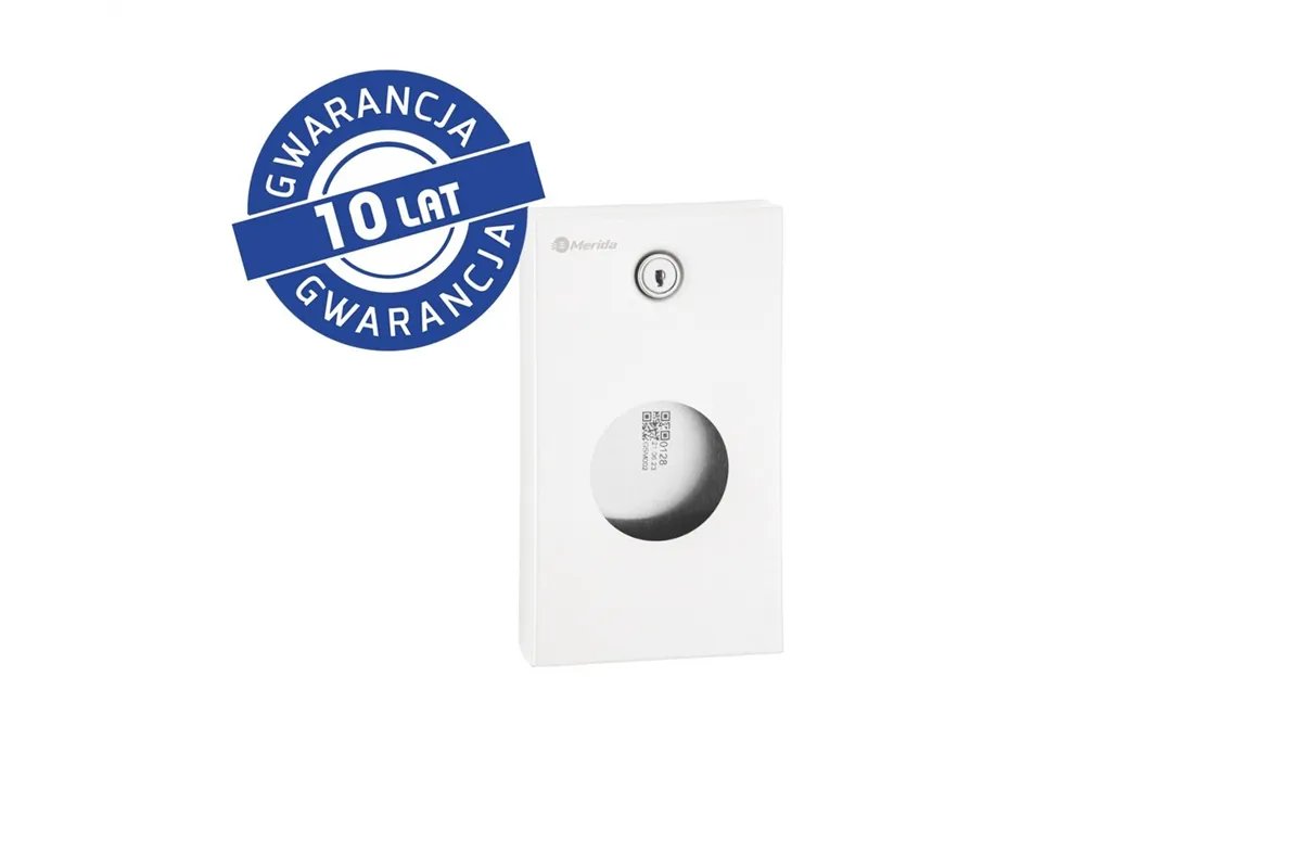 Pojemnik na torebki higieniczne MERIDA STELLA WHITE LINE, biały
 Merida GSB007