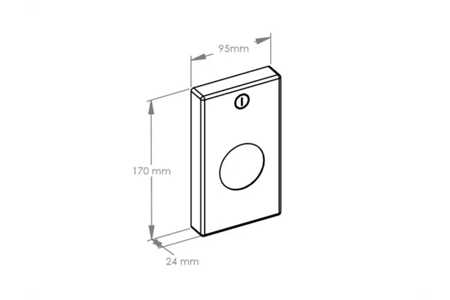 Pojemnik na torebki higieniczne MERIDA STELLA WHITE LINE, biały
 Merida GSB007