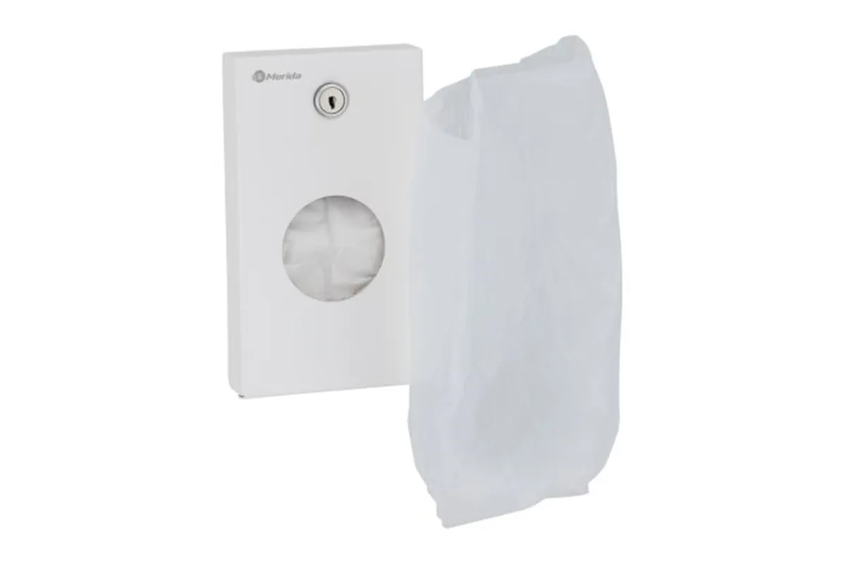 Pojemnik na torebki higieniczne MERIDA STELLA WHITE LINE, biały
 Merida GSB007