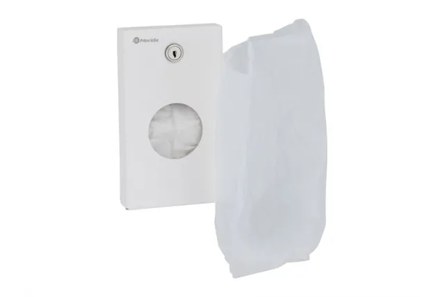 Pojemnik na torebki higieniczne MERIDA STELLA WHITE LINE, biały
 Merida GSB007