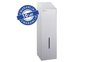 Pojemnik na papier toaletowy w listkach MERIDA STELLA, pojemność do 675 szt., stal matowa
 Merida BSM402