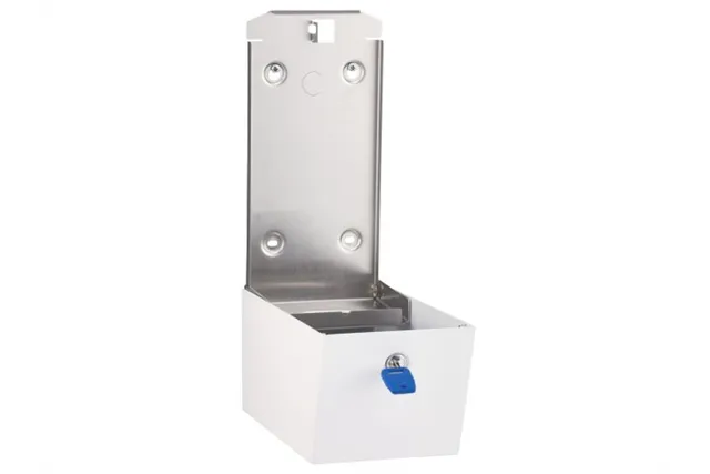 Pojemnik na papier toaletowy w listkach MERIDA STELLA WHITE LINE , pojemność do 450 szt., biały
 Merida BSB401